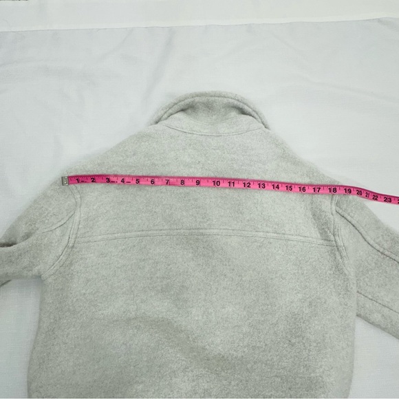 Quince Women’s size Medium Light Gray Boiled Wool Shirt Jacket READ - Picture 14 of 16